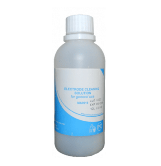 Cleaning Solution for pH/ORP electrodes of pH testers and ORP meters.