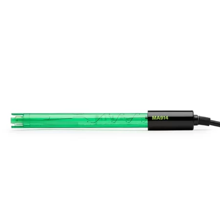 Milwaukee MA914BR pH and Temperature amplified probe with 1 meter cable.