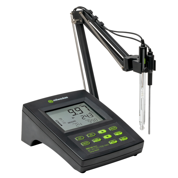 laboratory bench meter ideal for use by education, horticulture, labs, food processing, water treatment and many other applications
